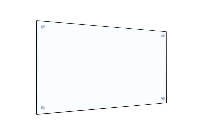 Kjøkkenplate gjennomsiktig 90x50 cm herdet glass - Gjennomsiktig - Husholdning - Hvitevarer - Kjøkkenvifte & kjøkkenventilator - Tilbehør kjøkkenvifte & kjøkkenventilator