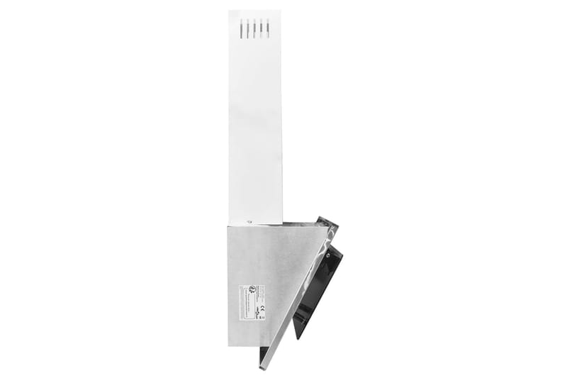 Vegghengt kjøkkenvifte 60 cm rustfritt stål herdet glass søl - Silver - Husholdning - Hvitevarer - Kjøkkenvifte & kjøkkenventilator - Veggmontert ventilator