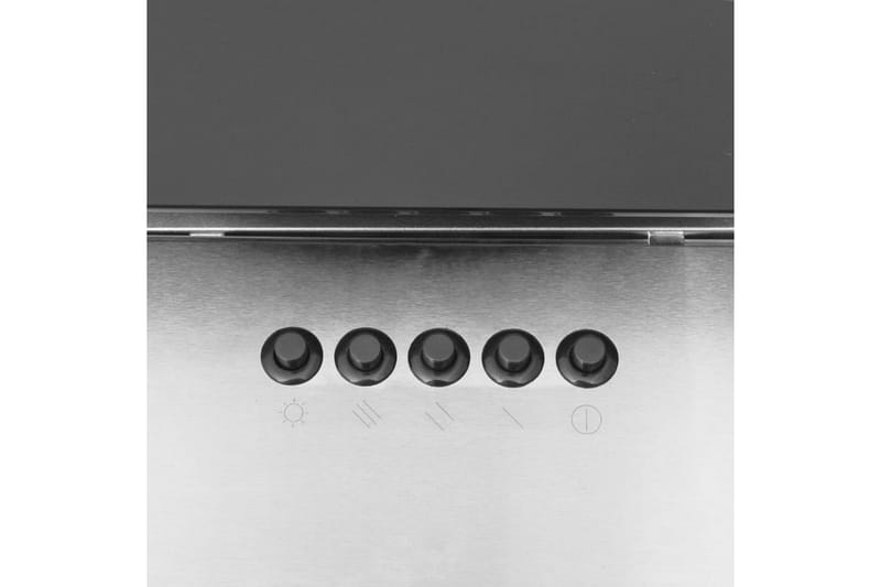 Vegghengt kjøkkenvifte 60 cm rustfritt stål herdet glass søl - Silver - Husholdning - Hvitevarer - Kjøkkenvifte & kjøkkenventilator - Veggmontert ventilator