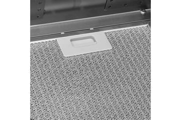 Vegghengt kjøkkenvifte 60 cm rustfritt stål herdet glass søl - Silver - Husholdning - Hvitevarer - Kjøkkenvifte & kjøkkenventilator - Veggmontert ventilator