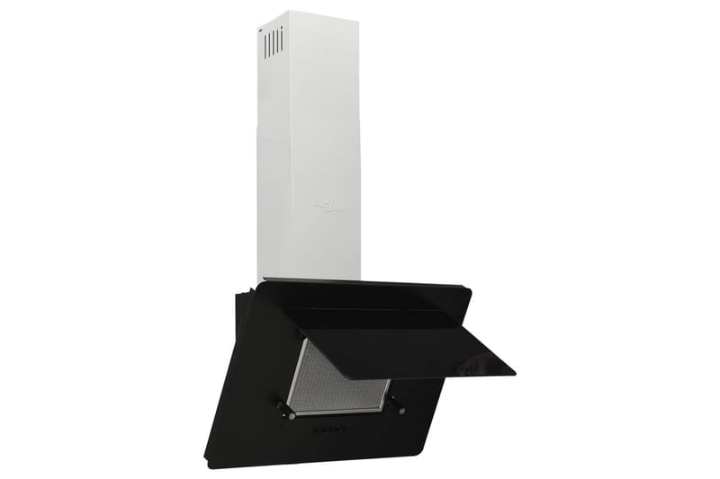 Vegghengt kjøkkenvifte 60 cm rustfritt stål og herdet glass - Svart - Husholdning - Hvitevarer - Kjøkkenvifte & kjøkkenventilator - Veggmontert ventilator
