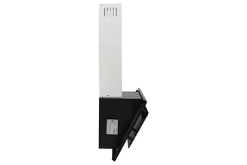 Vegghengt kjøkkenvifte 60 cm rustfritt stål og herdet glass - Svart - Husholdning - Hvitevarer - Kjøkkenvifte & kjøkkenventilator - Veggmontert ventilator