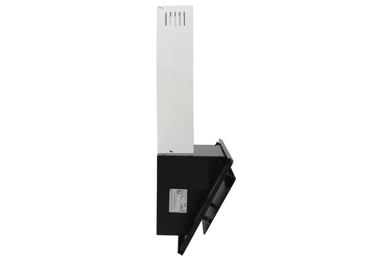 Vegghengt kjøkkenvifte 60 cm rustfritt stål og herdet glass - Svart - Husholdning - Hvitevarer - Kjøkkenvifte & kjøkkenventilator - Veggmontert ventilator