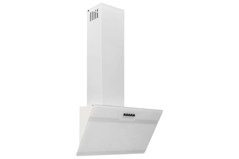 Vegghengt kjøkkenvifte 60 cm stål og herdet glass hvit - Hvit - Husholdning - Hvitevarer - Kjøkkenvifte & kjøkkenventilator - Veggmontert ventilator