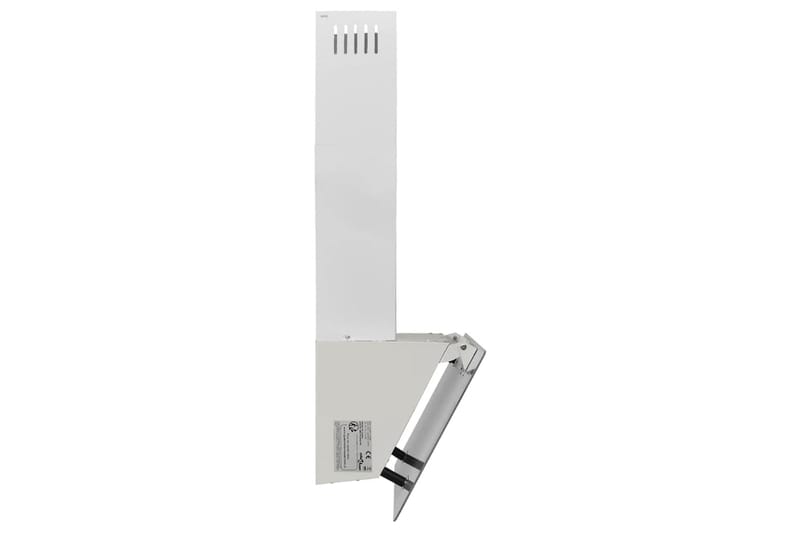 Vegghengt kjøkkenvifte 60 cm stål og herdet glass hvit - Hvit - Husholdning - Hvitevarer - Kjøkkenvifte & kjøkkenventilator - Veggmontert ventilator