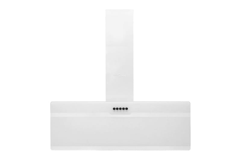 Vegghengt kjøkkenvifte 90 cm stål og herdet glass hvit - Hvit - Husholdning - Hvitevarer - Kjøkkenvifte & kjøkkenventilator - Veggmontert ventilator