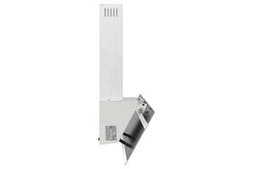 Vegghengt kjøkkenvifte 90 cm stål og herdet glass hvit - Hvit - Husholdning - Hvitevarer - Kjøkkenvifte & kjøkkenventilator - Veggmontert ventilator