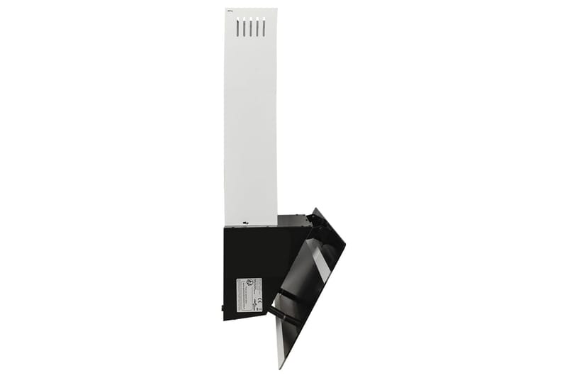 Vegghengt kjøkkenvifte 90 cm stål og herdet glass svart - Svart - Husholdning - Hvitevarer - Kjøkkenvifte & kjøkkenventilator - Veggmontert ventilator