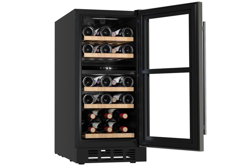 Integrerbar vinkjøler for 26 flasker med LED-belysning - Husholdning - Hvitevarer - Kjøleskap & fryser - Kjøleskap - Vinkjøler