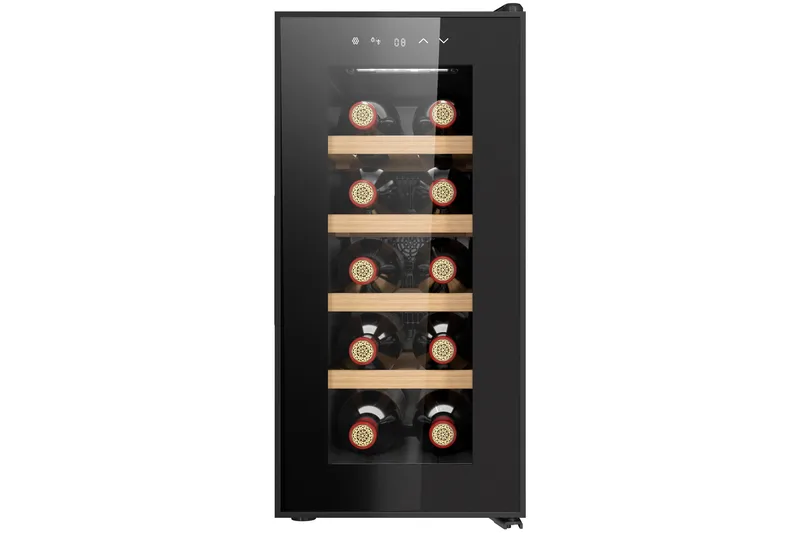 Vinkjøler for 10 flasker med LED-belysning - Husholdning - Hvitevarer - Kjøleskap & fryser - Kjøleskap - Vinkjøler