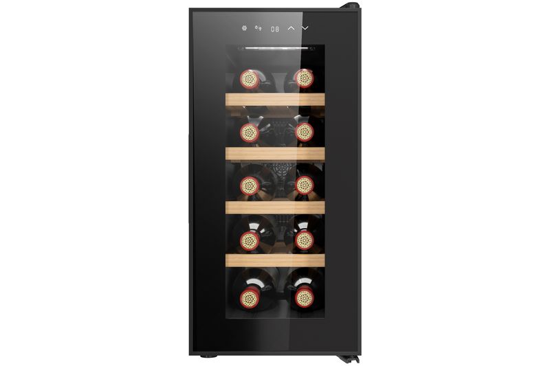 Vinkjøler for 10 flasker med LED-belysning - Husholdning - Hvitevarer - Kjøleskap & fryser - Kjøleskap - Vinkjøler