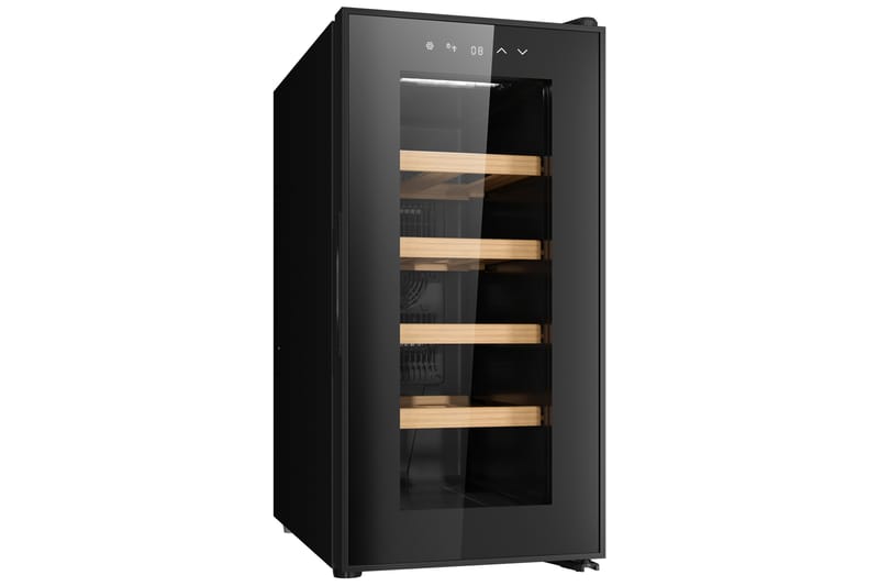 Vinkjøler for 10 flasker med LED-belysning - Husholdning - Hvitevarer - Kjøleskap & fryser - Kjøleskap - Vinkjøler