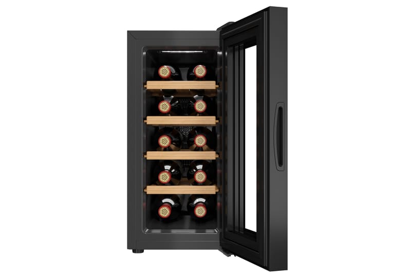 Vinkjøler for 10 flasker med LED-belysning - Husholdning - Hvitevarer - Kjøleskap & fryser - Kjøleskap - Vinkjøler
