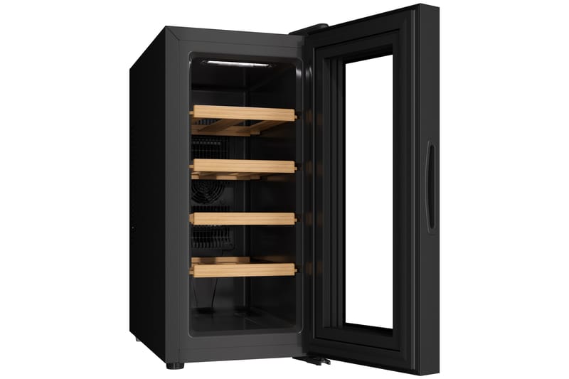 Vinkjøler for 10 flasker med LED-belysning - Husholdning - Hvitevarer - Kjøleskap & fryser - Kjøleskap - Vinkjøler