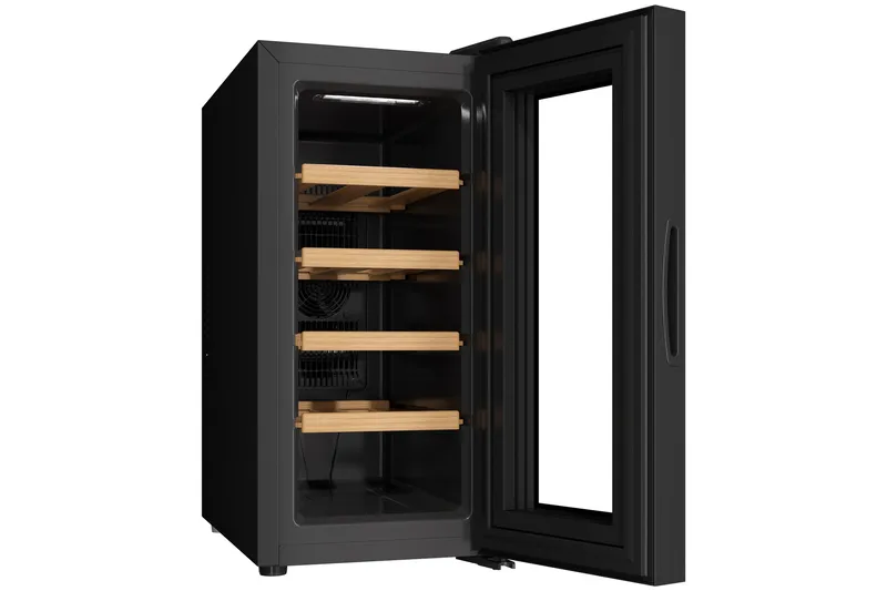 Vinkjøler for 10 flasker med LED-belysning - Husholdning - Hvitevarer - Kjøleskap & fryser - Kjøleskap - Vinkjøler