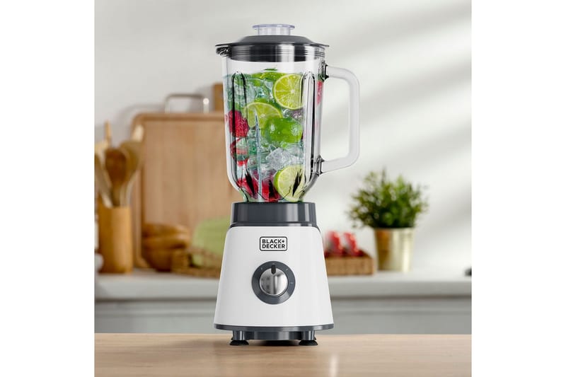 Blender Black+Decker 750W Hvit - Hvit - Husholdning - Kjøkkenmaskiner - Blande & hakke