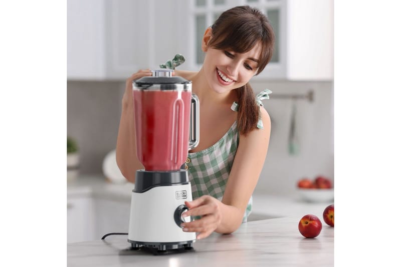 Blender Black+Decker 750W Hvit - Hvit - Husholdning - Kjøkkenmaskiner - Blande & hakke