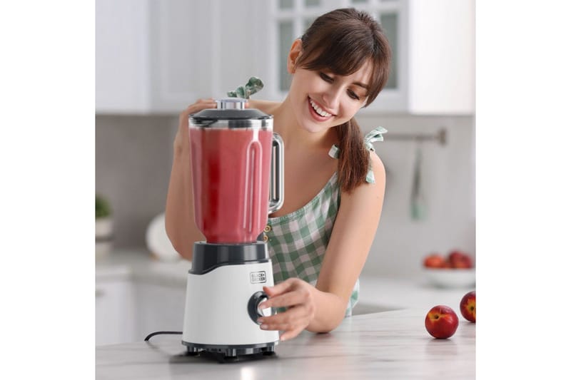 Blender Black+Decker 750W Hvit - Hvit - Husholdning - Kjøkkenmaskiner - Blande & hakke
