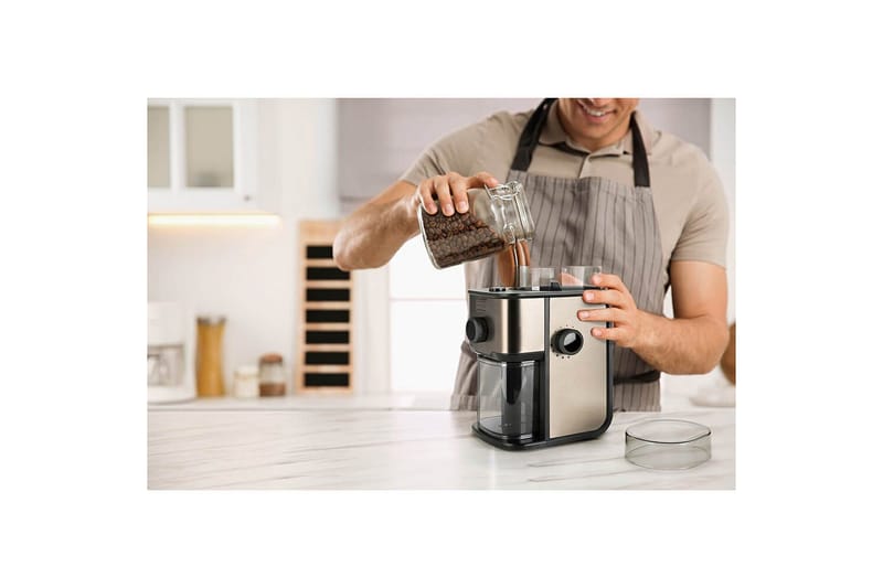Elektrisk Kaffekvern Black+Decker 150W - Grå - Husholdning - Kjøkkenmaskiner - Kaffemaskin & kaffetilbehør