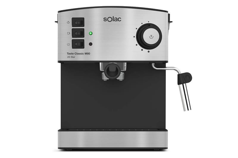 Espressomaskin Solac Taste Classic M80 Inox Matt Sølv - Matt Sølv - Husholdning - Kjøkkenmaskiner - Kaffemaskin & kaffetilbehør