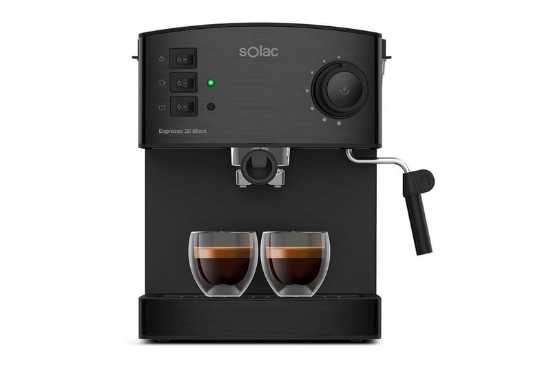 Espressomaskin Solac Taste Classic M80 Inox Svart - Svart - Husholdning - Kjøkkenmaskiner - Kaffemaskin & kaffetilbehør
