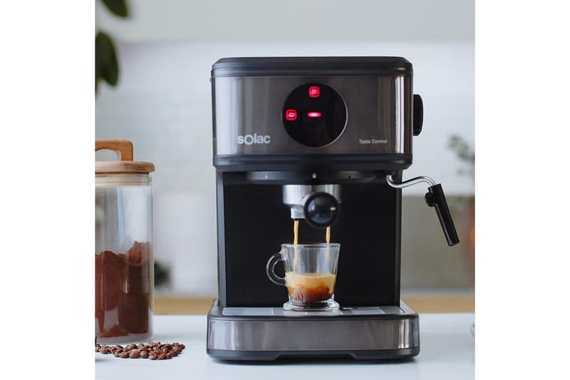 Espressomaskin Solac Taste Control 850W - Svart - Husholdning - Kjøkkenmaskiner - Kaffemaskin & kaffetilbehør - Espressomaskin