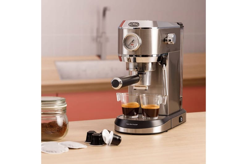 Espressomaskin Solac Taste Slim Pro Cap - Husholdning - Kjøkkenmaskiner - Kaffemaskin & kaffetilbehør