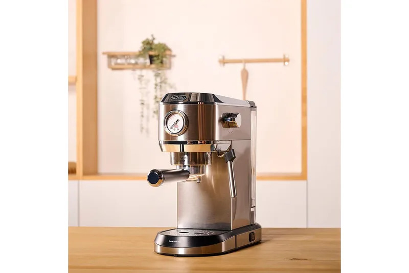 Espressomaskin Solac Taste Slim Pro - Sølv - Husholdning - Kjøkkenmaskiner - Kaffemaskin & kaffetilbehør - Espressomaskin