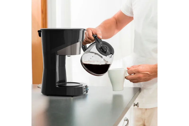 Kaffetrakter Black+Decker LCD 12 Kopper - Sølv - Husholdning - Kjøkkenmaskiner - Kaffemaskin & kaffetilbehør