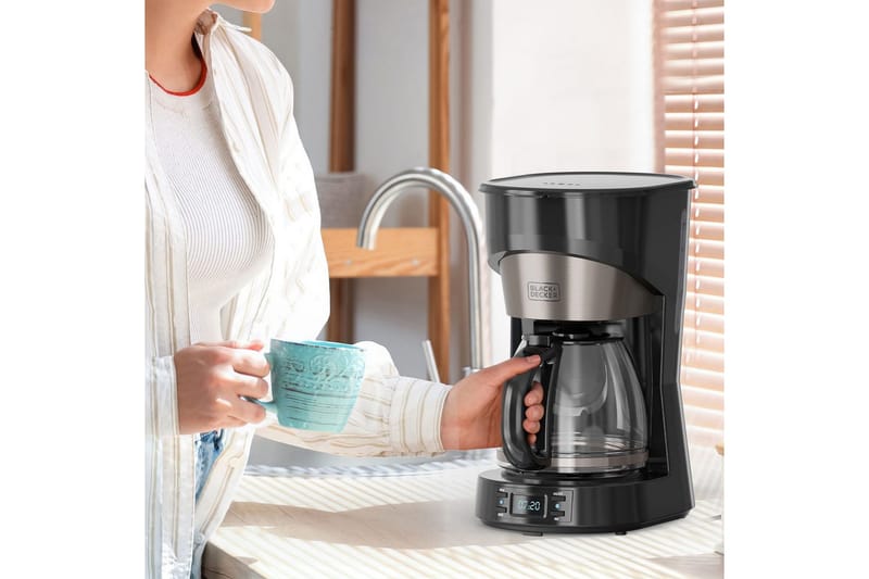 Kaffetrakter Black+Decker LCD 12 Kopper - Sølv - Husholdning - Kjøkkenmaskiner - Kaffemaskin & kaffetilbehør - Kaffetrakter