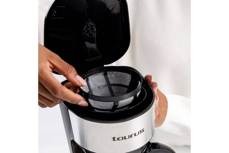 Kaffetrakter Taurus Verona 6 Kopper Inox - Svart||Sølv - Husholdning - Kjøkkenmaskiner - Kaffemaskin & kaffetilbehør