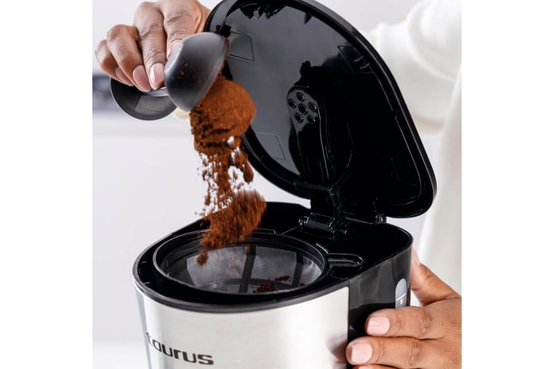 Kaffetrakter Taurus Verona 6 Kopper Inox - Svart||Sølv - Husholdning - Kjøkkenmaskiner - Kaffemaskin & kaffetilbehør