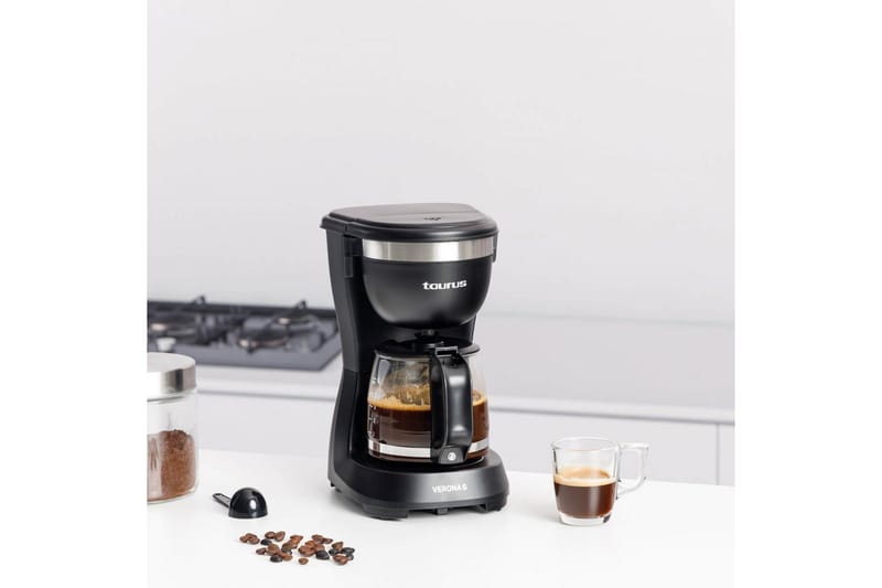 Kaffetrakter Taurus Verona Svart 6 kopper - 6 kopper - Husholdning - Kjøkkenmaskiner - Kaffemaskin & kaffetilbehør