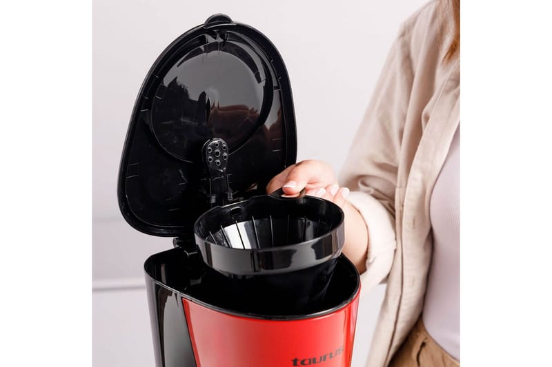 Kaffetrakter Taurus Verona Vintage 12 Kopper Rød - Rød - Husholdning - Kjøkkenmaskiner - Kaffemaskin & kaffetilbehør