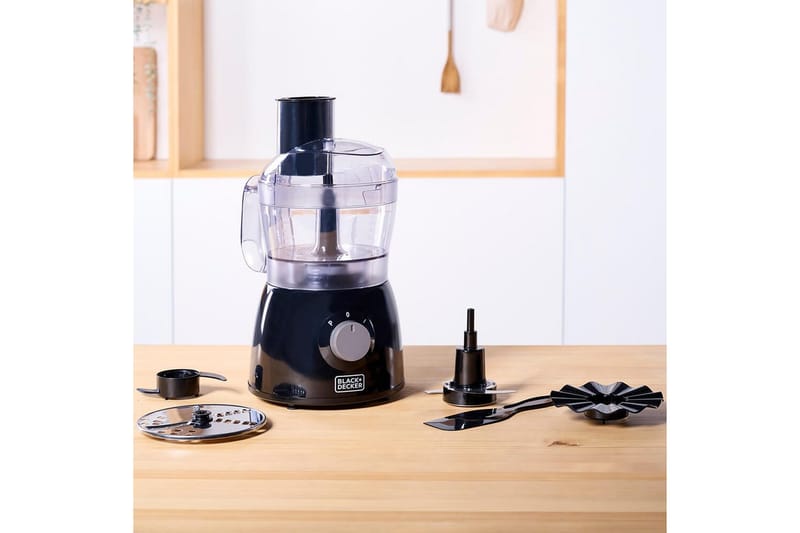 Kjøkkenmaskin Black+Decker 600W Svart - Husholdning - Kjøkkenmaskiner - Blande & hakke