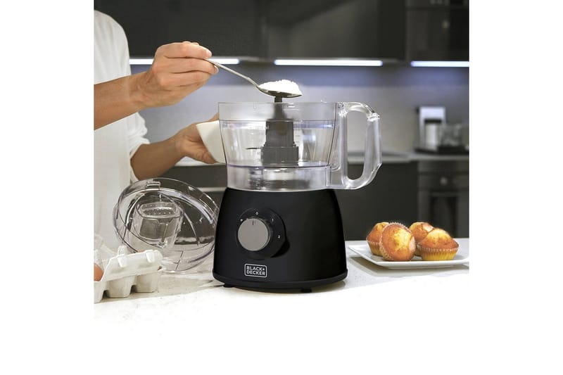 Kjøkkenmaskin Black+Decker 600W Svart - Husholdning - Kjøkkenmaskiner - Blande & hakke