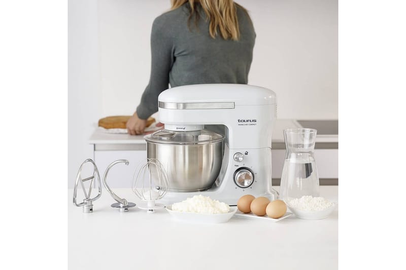 Kjøkkenmaskin Taurus Mixing Chef Compact 4L Hvit - Hvit - Husholdning - Kjøkkenmaskiner - Blande & hakke