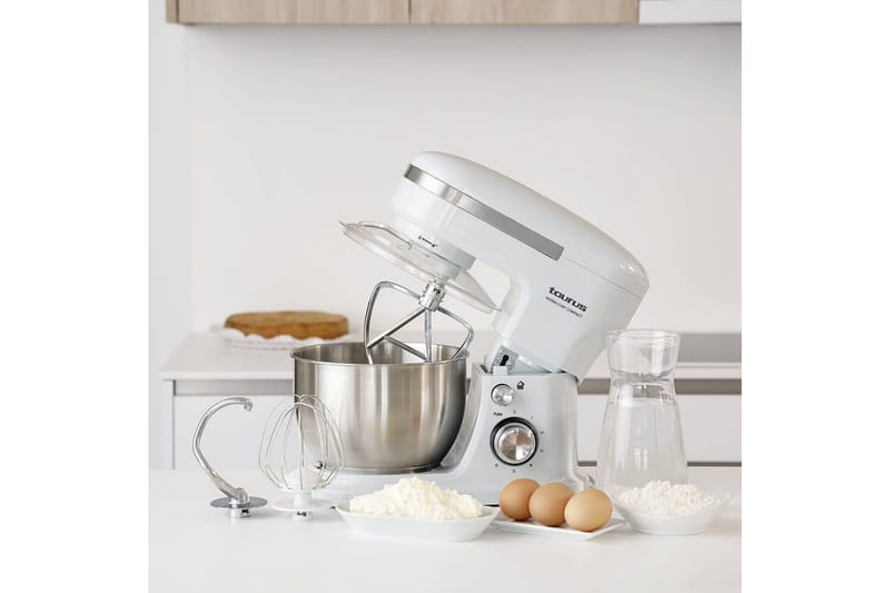Kjøkkenmaskin Taurus Mixing Chef Compact 4L Hvit - Hvit - Husholdning - Kjøkkenmaskiner - Blande & hakke