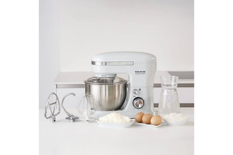 Kjøkkenmaskin Taurus Mixing Chef Compact 4L Hvit - Husholdning - Kjøkkenmaskiner - Blande & hakke