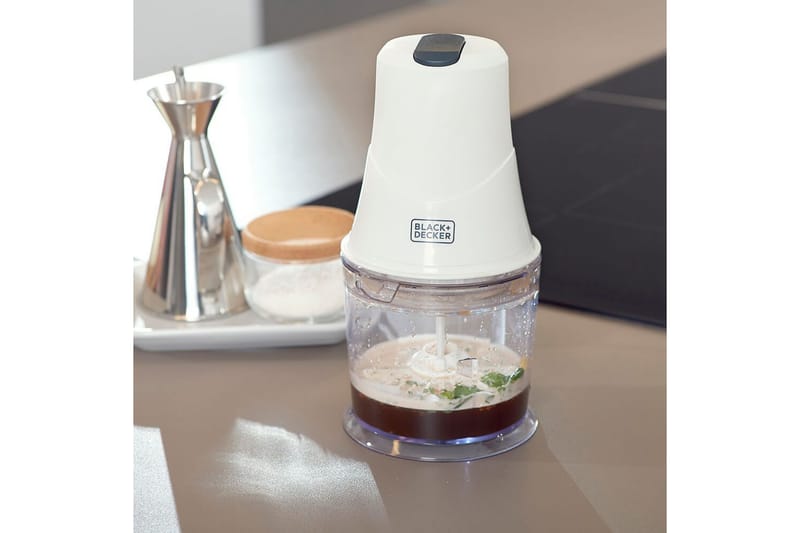 Minihakker Black+Decker 260W Hvit - Husholdning - Kjøkkenmaskiner - Blande & hakke