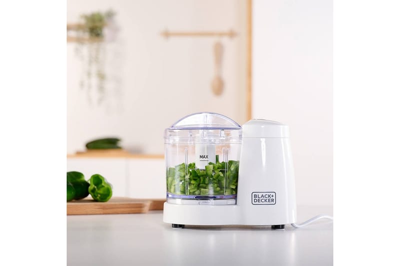 Minikutter Black+Decker 120W - Hvit - Husholdning - Kjøkkenmaskiner - Skjære & male