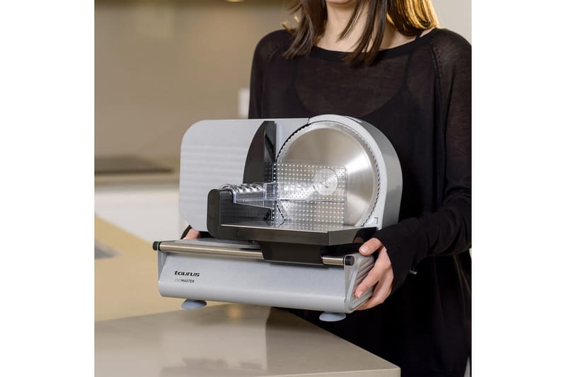 Skjæremaskin Taurus 150W 19 cm - Sølv - Husholdning - Kjøkkenmaskiner - Skjære & male