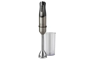 Stavmikser Black+Decker 1200W Børstet Stål - Sølv - Husholdning - Kjøkkenmaskiner - Blande & hakke