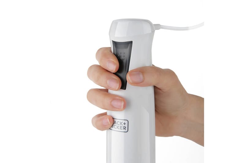 Stavmikser Black+Decker 600W Hvit - Hvit - Husholdning - Kjøkkenmaskiner - Blande & hakke