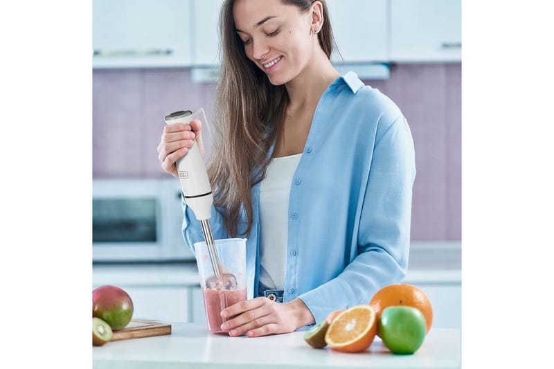 Stavmiksersett Black+Decker 750W Hvit - Hvit - Husholdning - Kjøkkenmaskiner - Blande & hakke