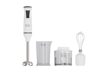 Stavmiksersett Black+Decker 750W Hvit - Hvit - Husholdning - Kjøkkenmaskiner - Blande & hakke