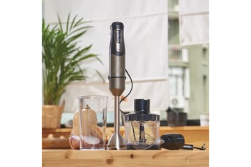 Stavmiksersett Black+Decker Brushed 1200W - Kullgrå|Svart - Husholdning - Kjøkkenmaskiner - Blande & hakke