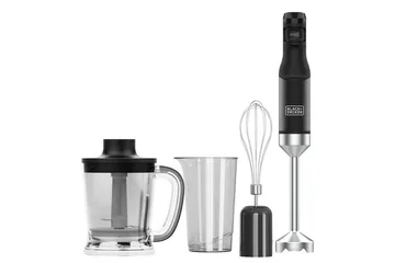 Stavmiksersett Black+Decker Svart 1500W - Svart - Husholdning - Kjøkkenmaskiner - Blande & hakke