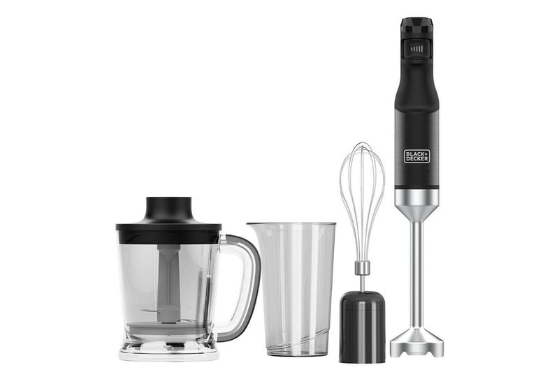 Stavmiksersett Black+Decker Svart 1500W - Husholdning - Kjøkkenmaskiner - Blande & hakke