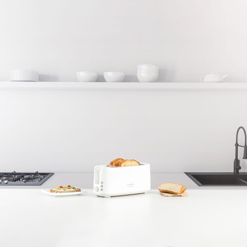 Brødrister Taurus Toastissimo langt spor hvit - hvit - Husholdning - Kjøkkenmaskiner - Varme & koke